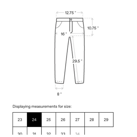 AGOLDE Vintage High Rise Bootcut in Prophecy Size 24-25 - Picture 8 of 8